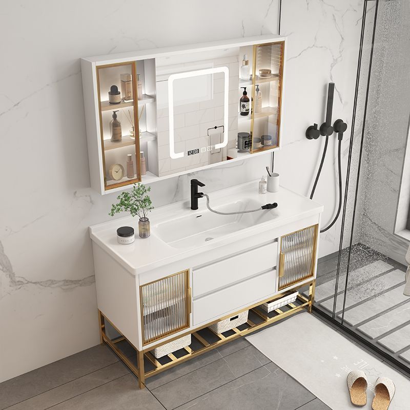 Home Bathroom Vanity Combo - Mobile Bagno con Lavabo Integrato in