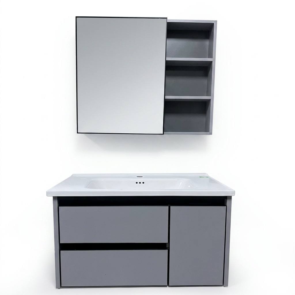 Home Bathroom Vanity Combo - Mobile da Bagno Moderno Ecologico Sospeso