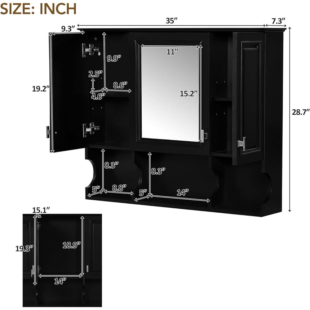 Armadietto da bagno a parete c - Bathroom Cabinet Mirror recensione e prezzo