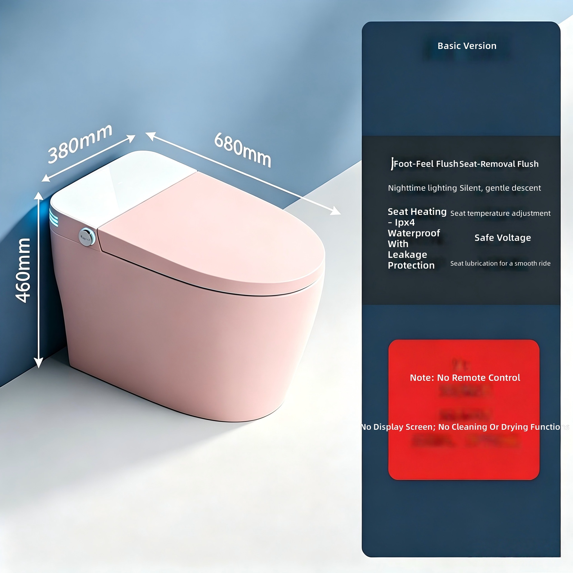 WC Intelligente, Rosa, Tutto-i - Home In Bathroom recensione e prezzo